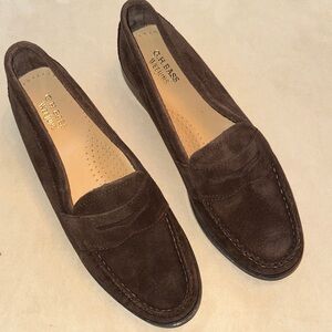 Brown Suede Women's Loafers